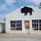 2011, Ashland, KS, USA - store front with buffalo silhouette
