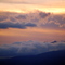 Cloudy Mountain Sunset over Boreggo Springs, California