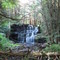 Larger of Twin Falls from Bottom