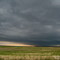 2007 - August 24th - 00:11Z - Big hail producing storm over the Palmer Divide, looking W.