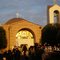 Saints Constantine and Helen Church at sunset waithing for the patriarch