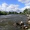 Looking southerly at the Popo Agie River, by the entry road bridge for the Wesco Operating Inc. field. 8435 Wyoming State Hwy. 789, Lander, Wyoming