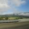 the clouds driven away by the fog