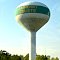 Amherst Comets on water tower