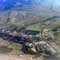 Aerial view of Livingston, Montana, taken June 2005, while flying to Bozeman.