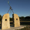 "Portal to the springs" by David Hickman at Hanna Springs Scultpure Garden