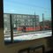 Oldenburg Central station, View out of the train window