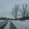 Snowy Road in Franklin County
