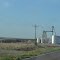 Feed lot grain storage.