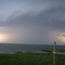 Brad & I at Parkers-Storms coming our way, batten down the hatches!!
