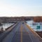 Flooded river near St. Peter, MN