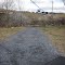The gravel ramp leading to the Opequan