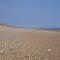 Beach and eroded sand bluff