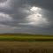 Looking Northeast at Storm approaching over rice fields in Grand Prairie (taken with cell phone)