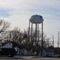water tower with bulldog on it, Mexico, MO
