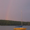 Walloon Lake rainbow from Camp Michigania