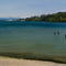 Anacortes, Washington toward Guemes Island and Mt Baker