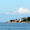 Rocky Point, Camano Island, WA, with Mt. Baker in background