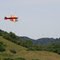 Model Airplane over Rancho San Antonio County Park, Santa Clara County, California