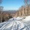 Riding on Lily Bay Mountain