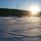 sunrise on ice fishing perch derby