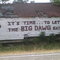 Annual UGA Sign on the Road