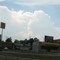 Waffle House and clouds