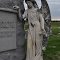 angel on tombstone, Prairie RIdge Cemetery, Polo, MO