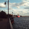 View from King's Navy Yard Park toward the Coast Guard station