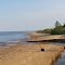shovel left on Lake Huron beach (Oscoda, MI)