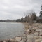 New riprap on Lake Okabena
