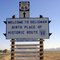 Historic Route 66 near Seligman, Arizona, USA, total length 3940 km (from Chicago to Santa Monica)