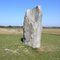 F.59 Lécluse. Menhir la Pierre du Diable.