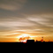 Ranch in the sunset