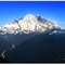 Mt Rainier National Park from Crystal Mountain (Elevation 4393 Meters / 14413 Feet)