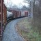 Riding the "KCS" railroad south of Kansas City.