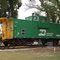 Former Burlington Northern Railway Caboose No. 12403 at Pratt, KS