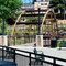 Pedestrian bridge crossing Palouse  river