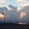 SUNSET OVER HOUSTON