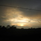 Clouds looking west