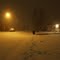 A snowy december night