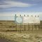 Exhaust from Alien Space Ship burnt up this sign???  NM, USA