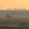 Mountains, Prairie And Sunset Near Conrad, Montana Jan '13