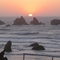 Sunset Bandon Oregon Coast