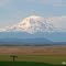 MOUNT ADAMS. VIEW FROM HIGHWAY US-97. GOLDENDALE, WASHINGTON.