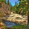 HDR Deschutes River at Benham Falls ( One of the most dangerous rapids on Oregon )