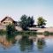Log House Haas Road from Snake River, Weiser ID 1990