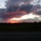 Clouds on fire