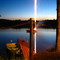 Fireworks over Sand Pond, Maine