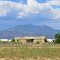 Taos Town and Mountain backdrop